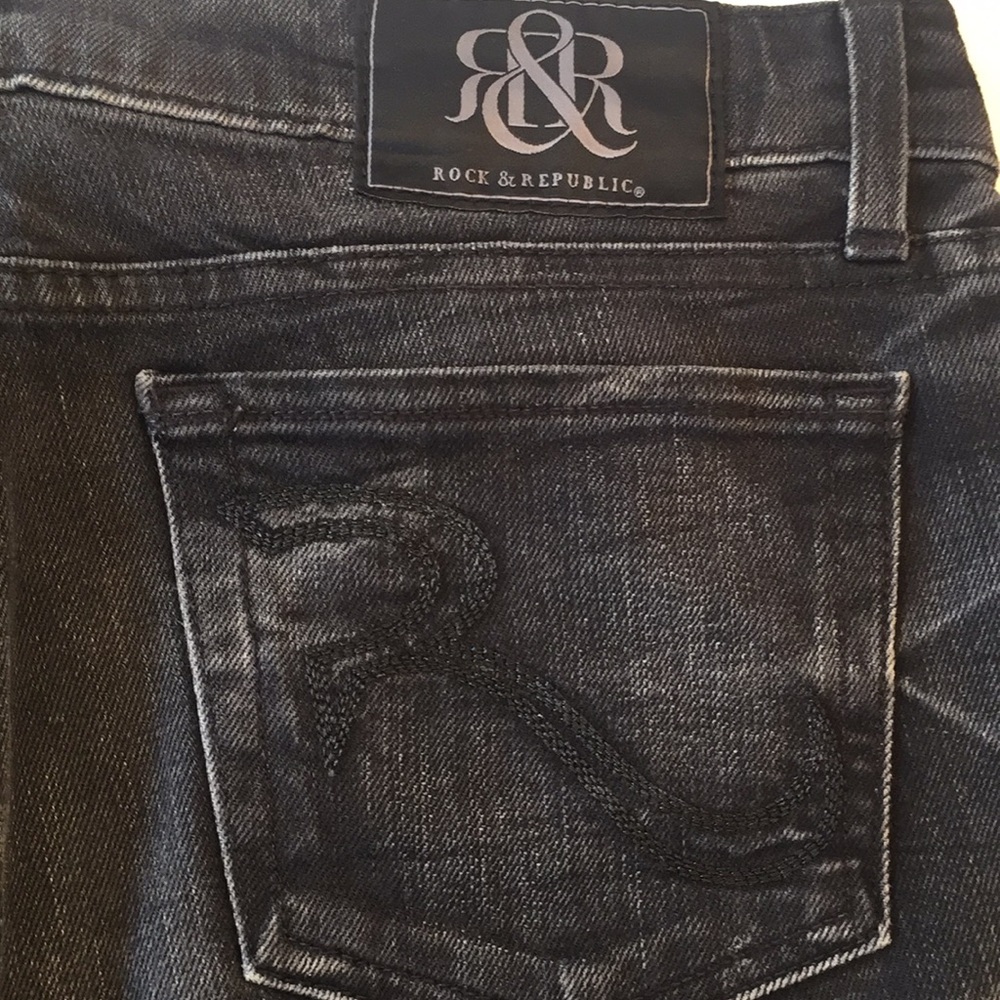 Rock&Republic BlackBerlin stonewashed Jeans size 8 - Picture 13 of 15